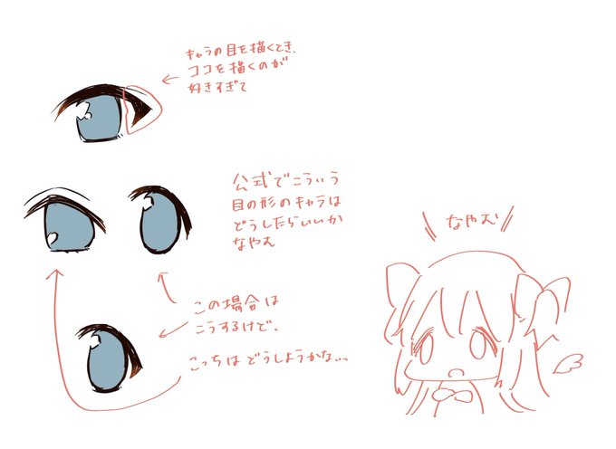 絵を描く時たまに思うやつ 