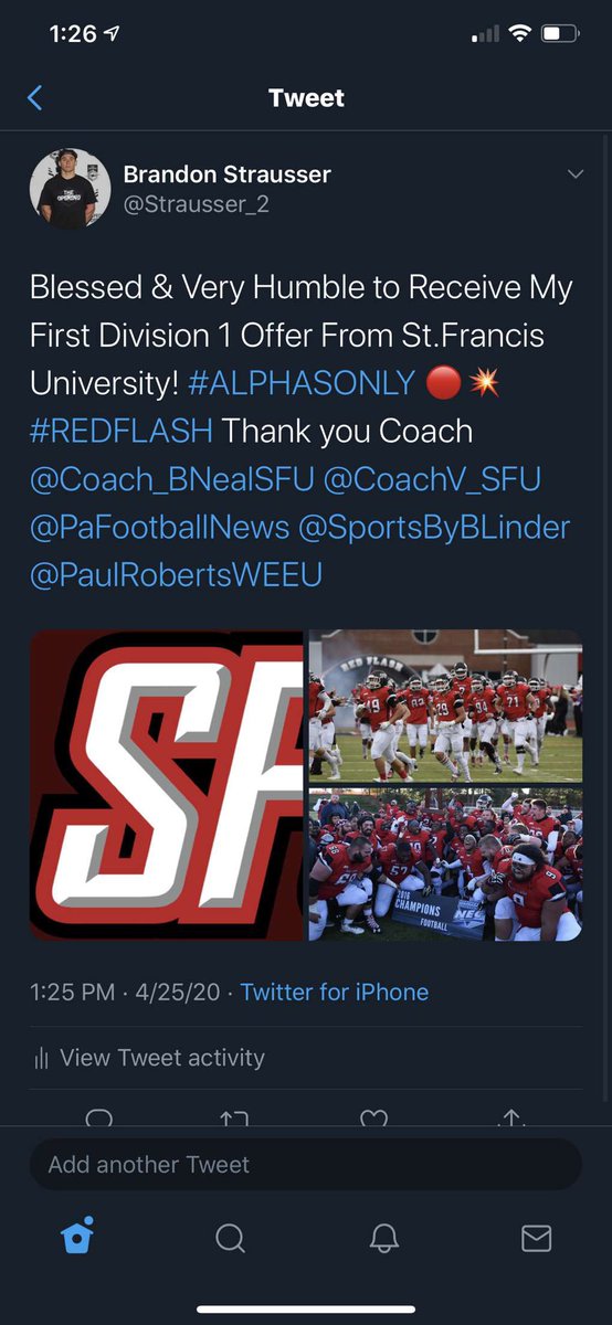 tae_phillip's tweet photo. @Strausser_2 proud of you brotha👀 https://t.co/uQR9eMxdow