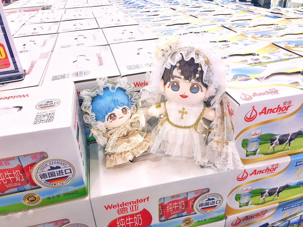 HMJyszdh's tweet photo. 我太开心了带着我的月兔和蓝莓出去玩啦！！
#btsdoll #BTSDolls #bts #JK #V https://t.co/qlWYQUY9vV