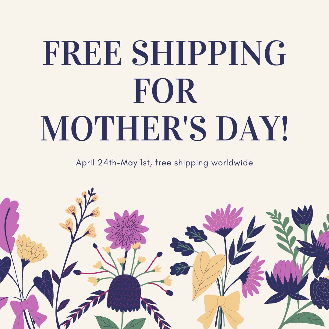 happihourio's tweet photo. ICYMI: get something special for Mom, AND save on shipping!
Be sure to order before May 1st to guarantee delivery by Mother’s Day on May 10th!
https://t.co/fGLkhfNsm3 #MothersDay #GetHappi https://t.co/5JCDzeK5qc