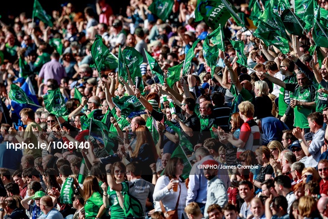Inphosports's tweet photo. .@connachtrugby fans created a great atmosphere in Edinburgh for the @PRO14Official final vs Leinster in 2016, RT if you were a part of that travelling green army on the day! #RugbaiGold https://t.co/ErgH6fbmsk