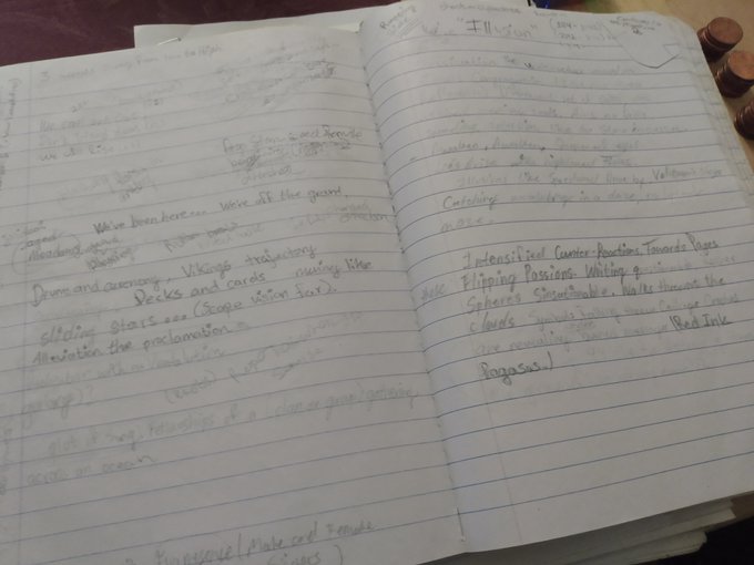 Writer starting to get back into it 👍 https://t.co/Z3X2fdLeGA