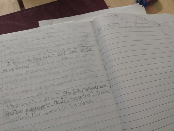 Writer starting to get back into it 👍 https://t.co/Z3X2fdLeGA