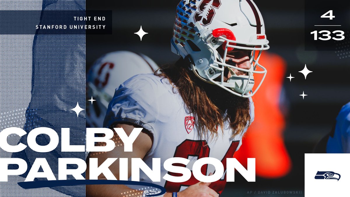 Seahawks's tweet photo. From The Farm to the Emerald City. 🌲

Congrats, Colby! » https://t.co/iSwiHSCXNj https://t.co/Ip21mef9Ek