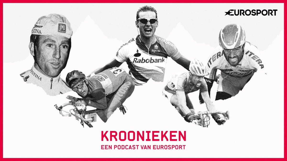 Een nieuwe podcast van Eurosport! Wielerverhalen uit de oude doos, geschreven door Felix Lowe en verteld door mij! #kroonieken  spoti.fi/2S1pIGo.            apple.co/3aFUM53