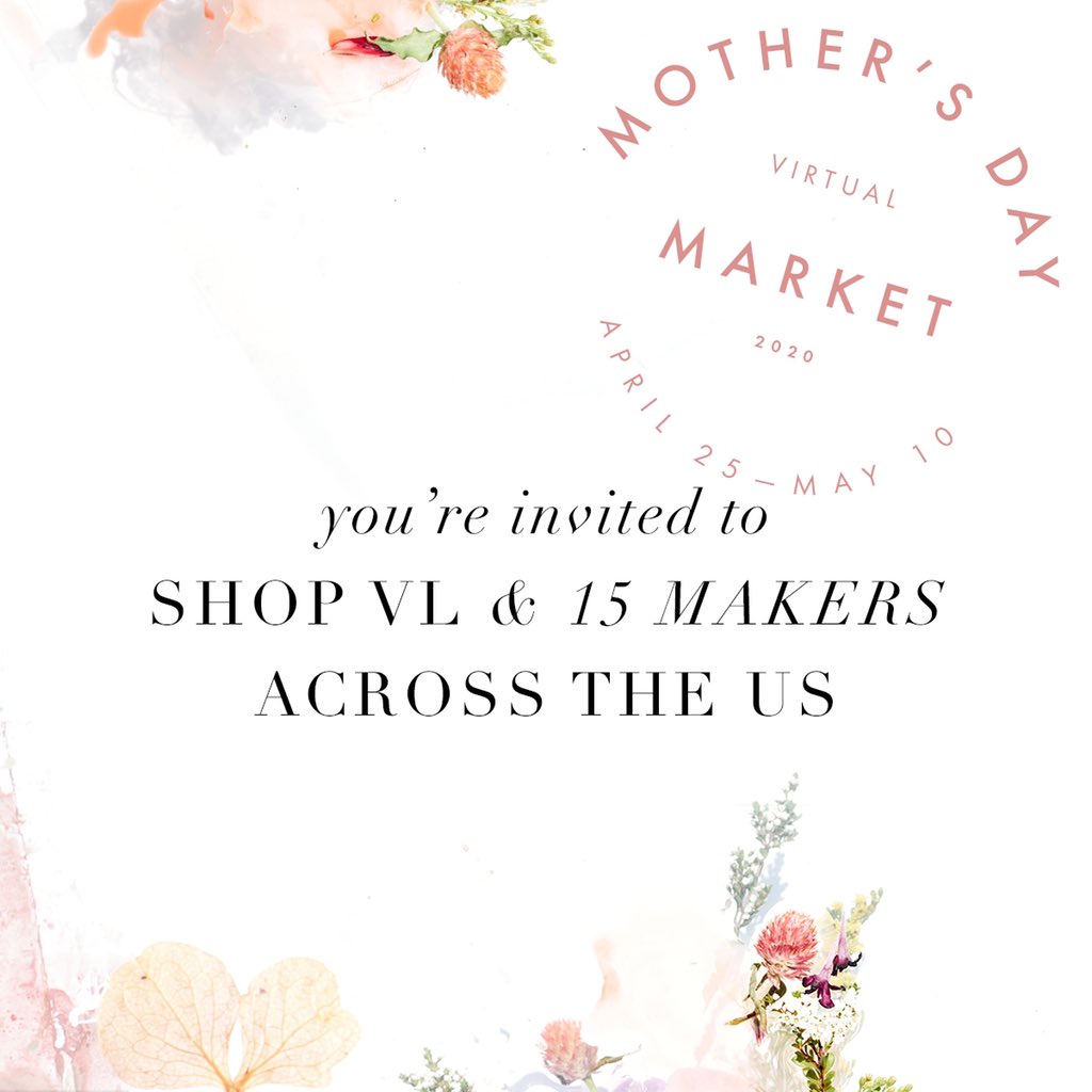 Who’s ready to shop!?! Our virtual Mother’s Day Market is LIVE and ready for you to shop! Hop online to VINNIELOUISE.COM to support small businesses and shop pretty things for  mom, your friends or maybe just for you! 🙌🏼❤️ #onlineshopping #SupportSmallBusinesses #shopsmall