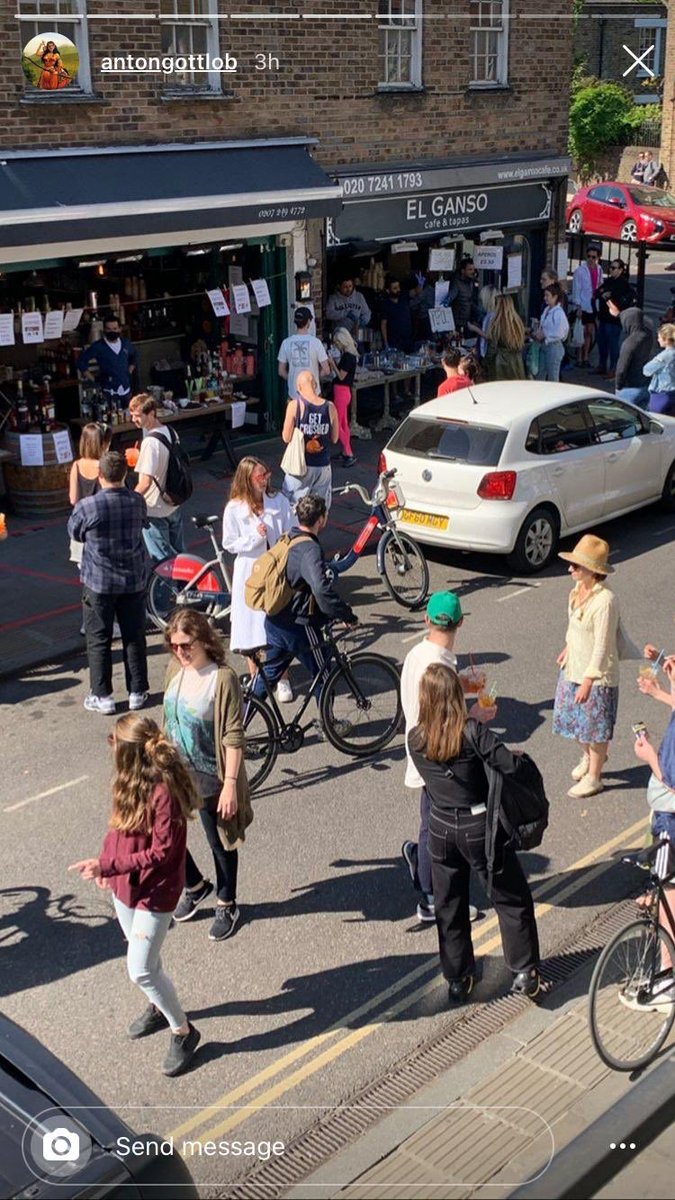 <a href="/HackneyLivingSt/">Hackney Living Streets</a> <a href="/jonburkeUK/">Jon Burke 🌍</a> <a href="/mayorofhackney/">Mayor of Hackney</a> <a href="/hackneycouncil/">Hackney Council</a> They should be in the road and it’s like party with load music he’ll for residents and local shoppers.