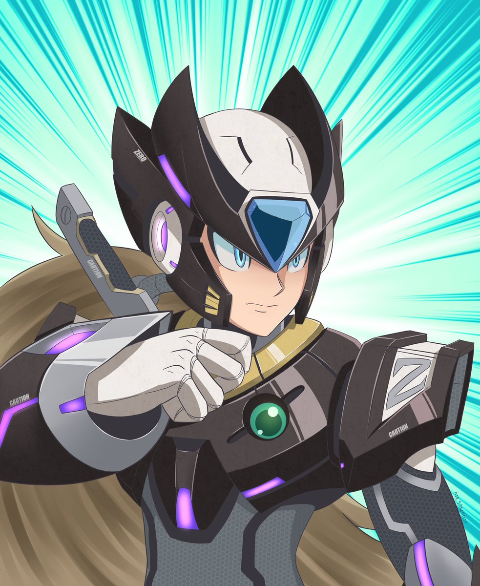 megaman x5 zero black armor