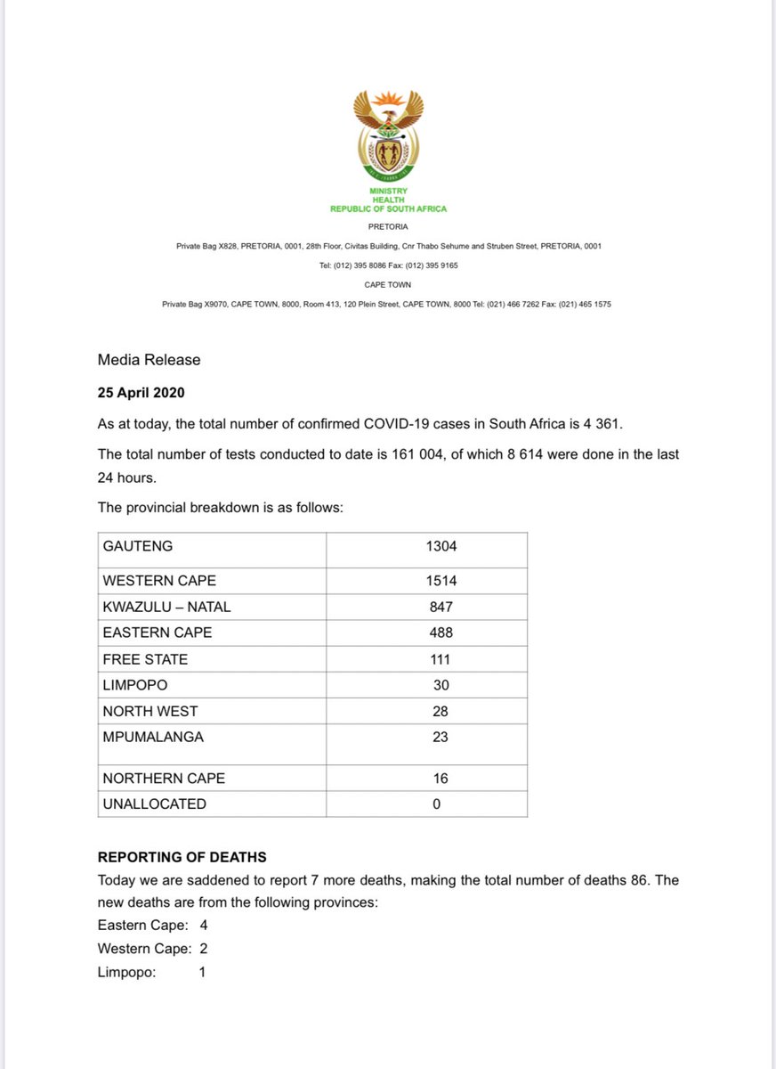 Zweli Mkhize tweet media