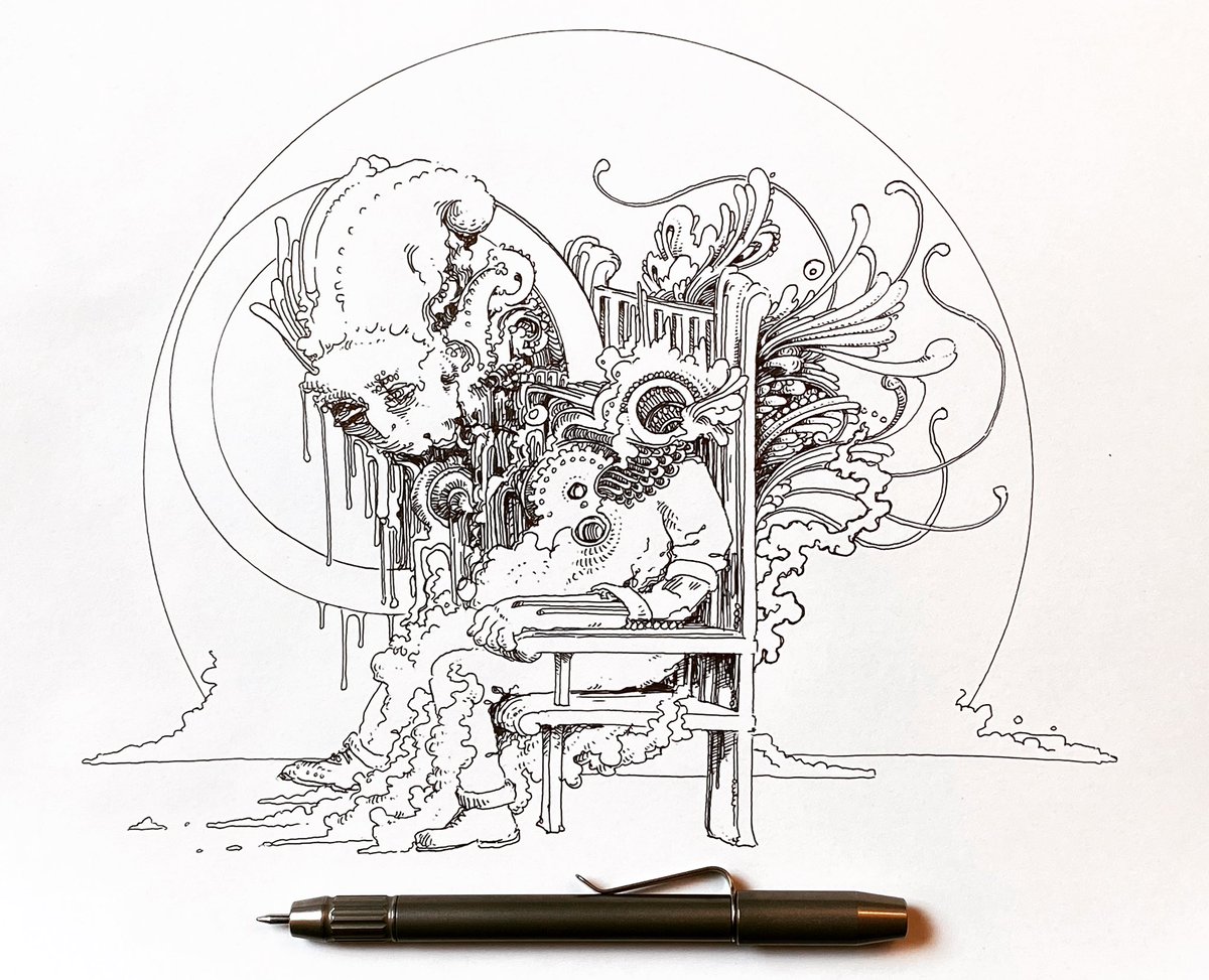 PeterDraws1's tweet image. How’s your posture?
Titanium pen by ti2designs.com