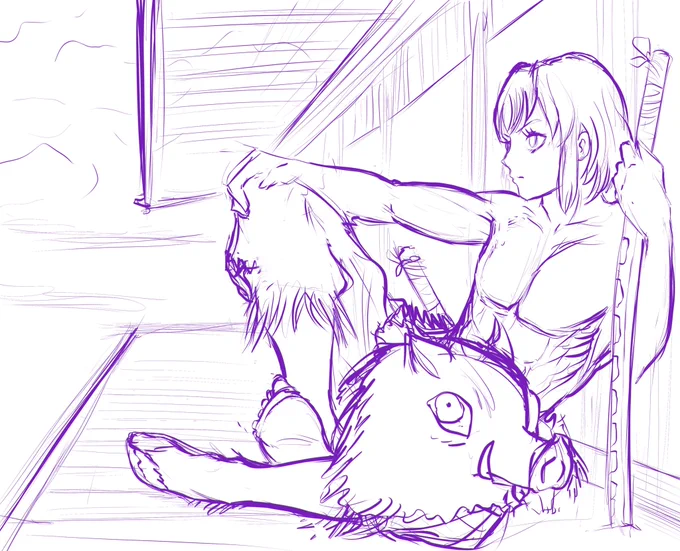 🐗
#wip #kny #鬼滅の刃 