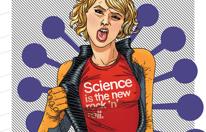 DarraghDandy's tweet photo. Not normally into #comics / #graphicnovels, but @callmejarjar has been gently pushing me to appreciate their artistry. A fav is now @ImageComics' #NowhereMen centered around science-crazed world, the monopoly of a single major tech company, + a virus that no one can identify... https://t.co/ZcGsPSdHRA