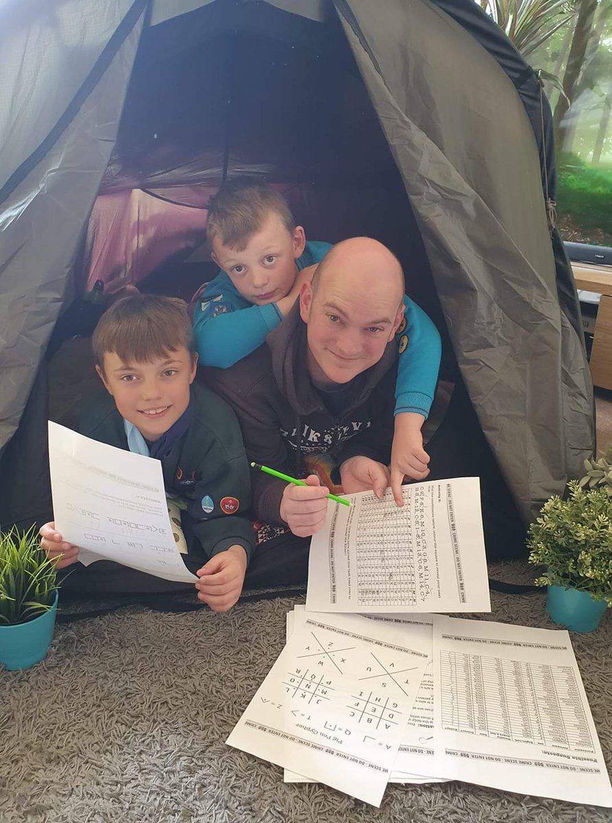 RosythScouts's tweet image. Who did it? A Homeboree - Virtual Camp detective special. Solves puzzles and ciphers to narrow down the suspects! The answer will be revealed later on! #Homeboree2020