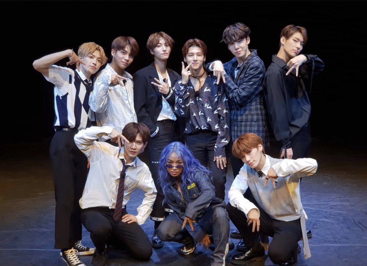 ateez with rie hata!! please let them work together again plsplspls
