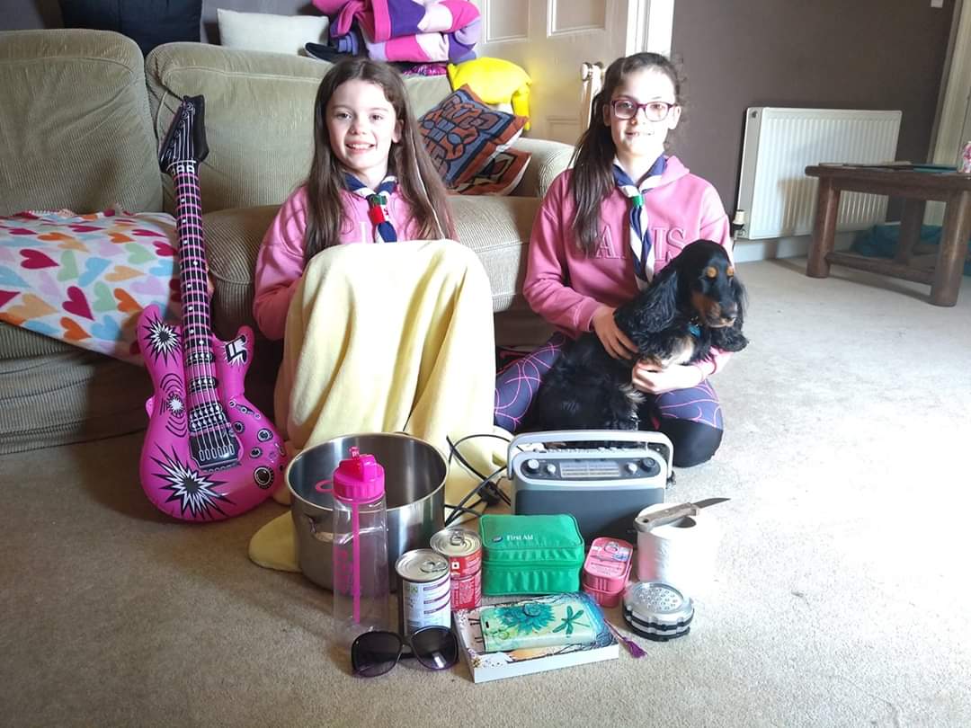 RosythScouts's tweet image. If you were stuck on a desert island (or self-isolating!), what things would you consider essential to survive? Scouts at Homeboree - Virtual Camp are deciding through a scavenger hunt ##Homeboree2020