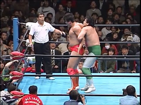#3 Mitsuharu Misawa vs Kenta Kobashi: AJPW 01/20/97 - Was my #1 match for a long time. There is a reason I watch it on my birthday every year. The arm work on Misawa, the power of the elbow, the Tiger Driver 91. This has it all.