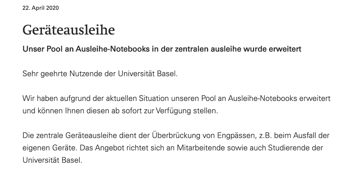 Status_UBBasel's tweet photo. Additional notebooks available for loan from ITS @UniBasel / @UniBasel_en 

https://t.co/ws37ZkybN1 https://t.co/RRjzox0Y6I