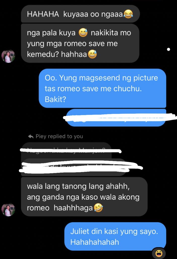 rainer_ulann's tweet photo. Bat kasi Juliet din ang gusto. charot https://t.co/IT7vyrZFcj