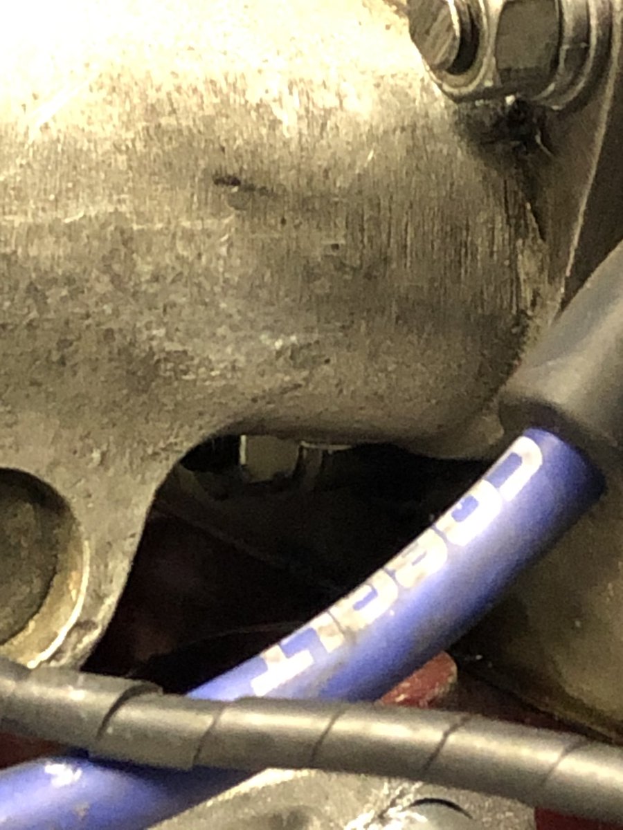 aohereng's tweet image. I had a loud whistling type bearing noise in the #magnette engine bay.
1 . Tighten fan belt - no           2.replace alternator with spare - no  3. belt off to test water pump - no.     Lean on front carb, it stops. Had to be MF nut under inlet manifold. Tightened, sorted.