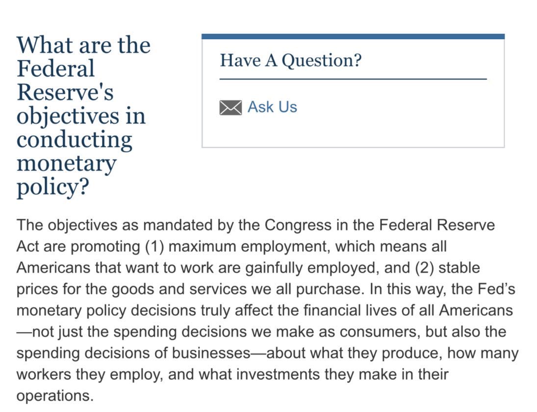 1/ When it comes to issuing currency the Federal Reserve is clearly a creature of Congress. They can inflict a lot of damage bc Congress allows them to do too much & looks the other way as they do – & won’t provide or protect despite their immense powers.  https://www.federalreserve.gov/faqs/money_12848.htm