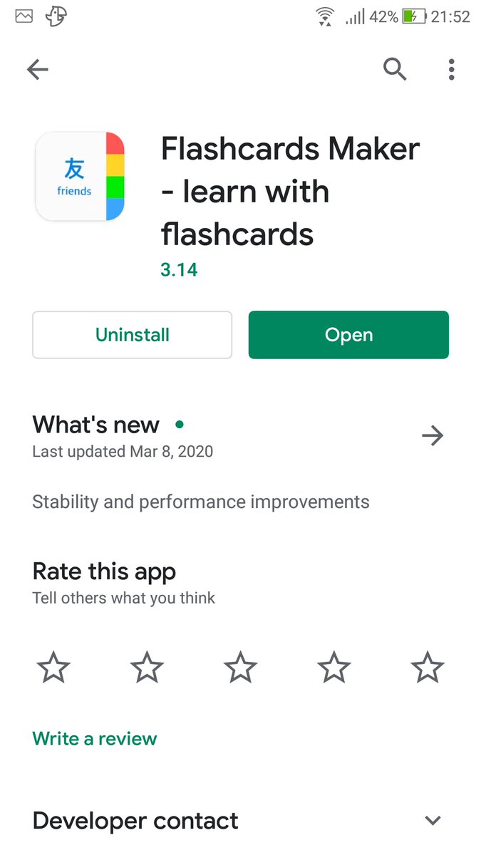 Last app I can also recommend for vocabulary is this flashcards maker. If you prefer to customize, this is a nice & simple app. It can switch sides just like an actual flashcards. Also it's eco-friendly & convenient. 