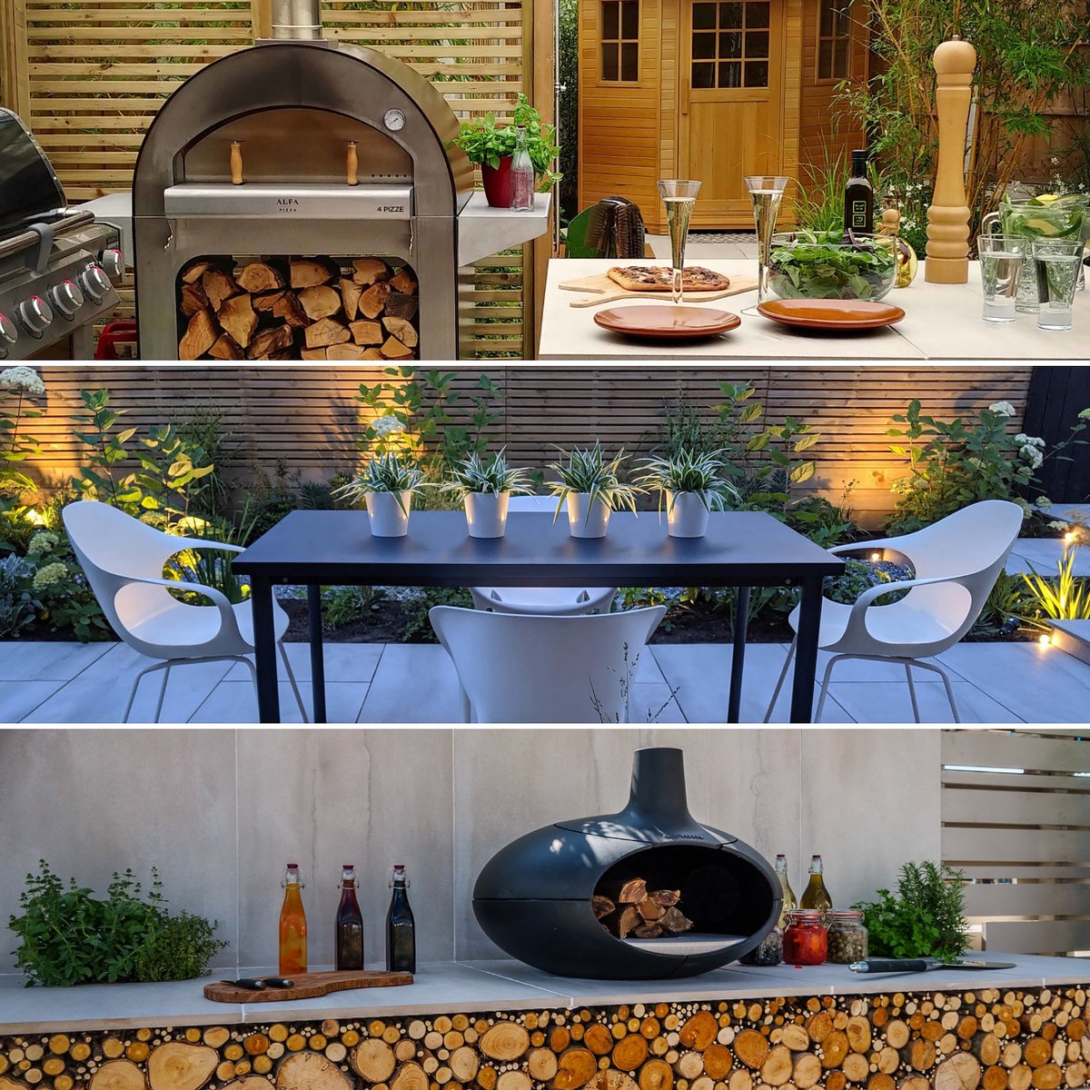 Dining alfresco in your own garden is a wonderful thing. Be it just the two of you or the whole family around. 

We can design &amp; tailor your outdoor kitchen or whole garden to your own needs and tastes.  So why not give us a call on 01942 604 967 to find out more.