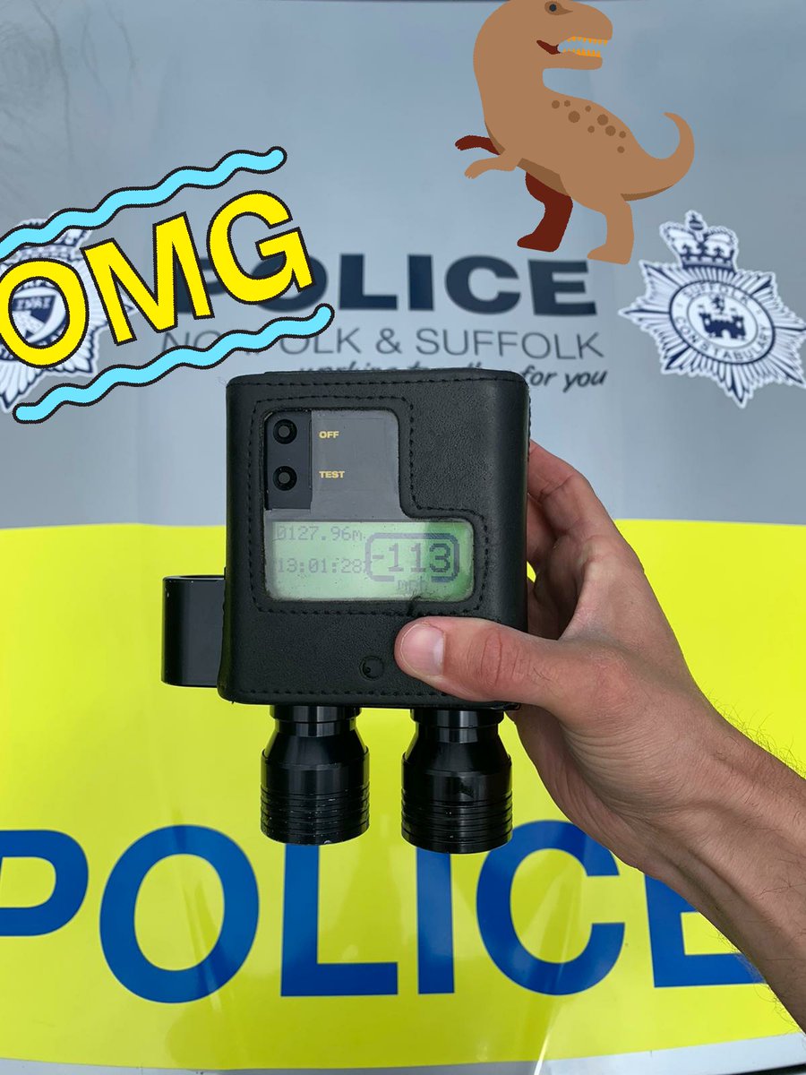 NSRAPT's tweet photo. #Traffic #PHQ #RAPTors caught a 🚘 driving at 113mph on @A14Info at #Sproughton 

Driver issued with #TOR 

#Unacceptable #Notworthit

@fatal4uk 

#PC1833 https://t.co/Pnwdzo0VGW