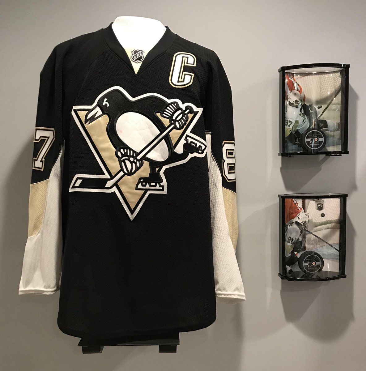 sidney crosby game used jersey