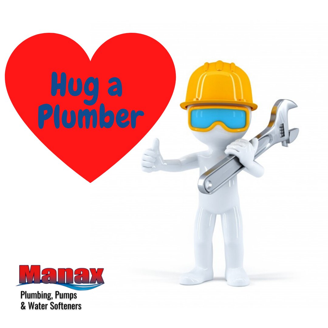 ManaxPlumbing's tweet photo. Did you know that today is Hug a Plumber Day? In accordance with social distancing, we are accepting virtual hugs this year. 🤗 https://t.co/8HkG53RuwV