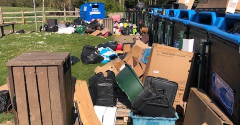 Our crews are working extra hard to keep the borough clear of fly-tips. Please don't dump rubbish by the recycle sites and avoid leaving donations outside charity shops.