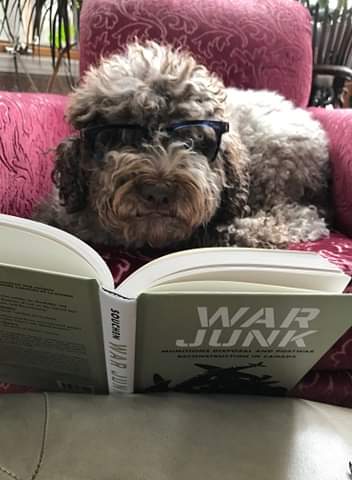 AlexSouchen's tweet photo. "The part about boneyards was my favourite. Everything else was kind of ruff." - Reviewer #2
#AcademicTwitter #twitterstorians #AcademicChatter #dogs #cdnhist #ecrchat #dogsoftwitter #WW2 #WarJunk #SaturdayThoughts #book @UBCPress https://t.co/VO50nViAdz