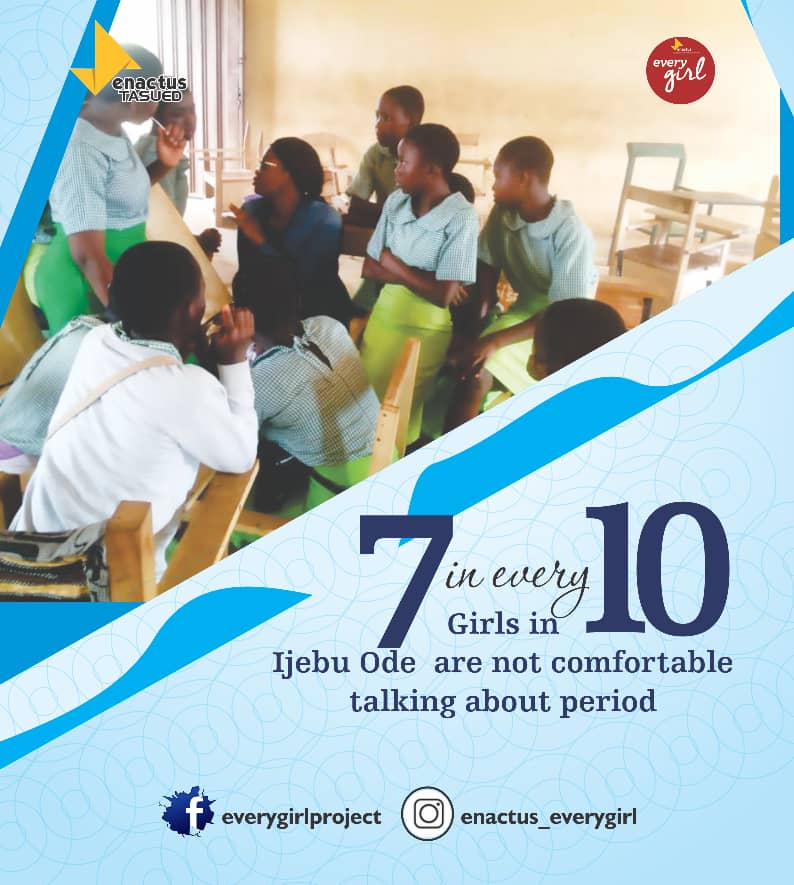 EnactusTASUED2's tweet photo. Help a girl understand how her body works by educating her about period. Period is not a shame but a pride
@periodispridenotshame @talkaboutperiod
@educateeverygirlaboutperiod
@menstruationisnotataboo https://t.co/TFXymPPMuA
