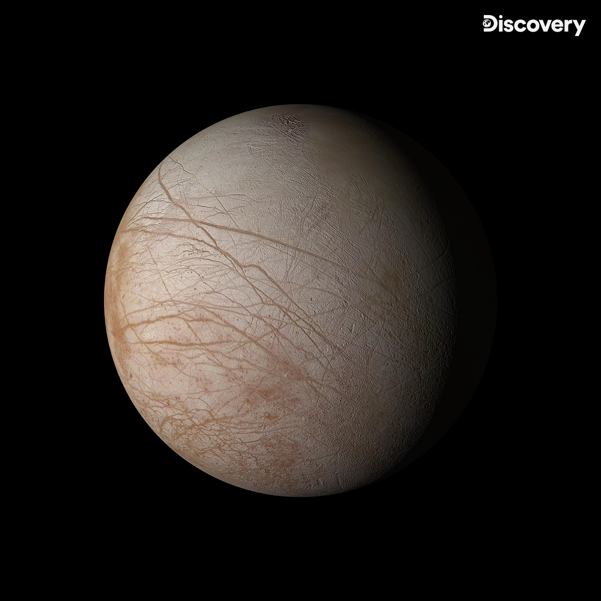 DiscoveryIN's tweet photo. Where you find water, you usually find life and oceans have a tremendous amount of water. One of Jupiter’s moons - Europa’s ocean has been around for the history of the solar system. Soon, NASA plans to launch a spacecraft to Europa to search for signs of life. 
#DiscoverSpace https://t.co/4yFG7D0e9w