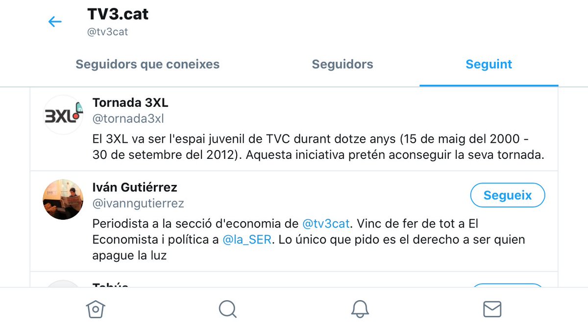 tornada3xl's tweet photo. Ara que ens seguiu @tv3cat, ens podríeu explicar què us impedeix incorporar alguna de les sèries emeses pel 3XL en lloc de reemetre Temps de Neu el dia de Sant Jordi a l'Esport3 per exemple? https://t.co/GGK77QO3VH