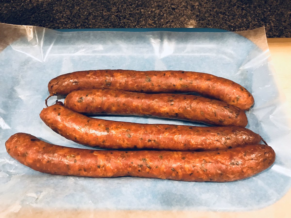 There is a stunning lack of quality sausage in Virginia, so I had to develop my own Creole smoked sausage in the Savoie’s-Manda’s-Richards’s vein: