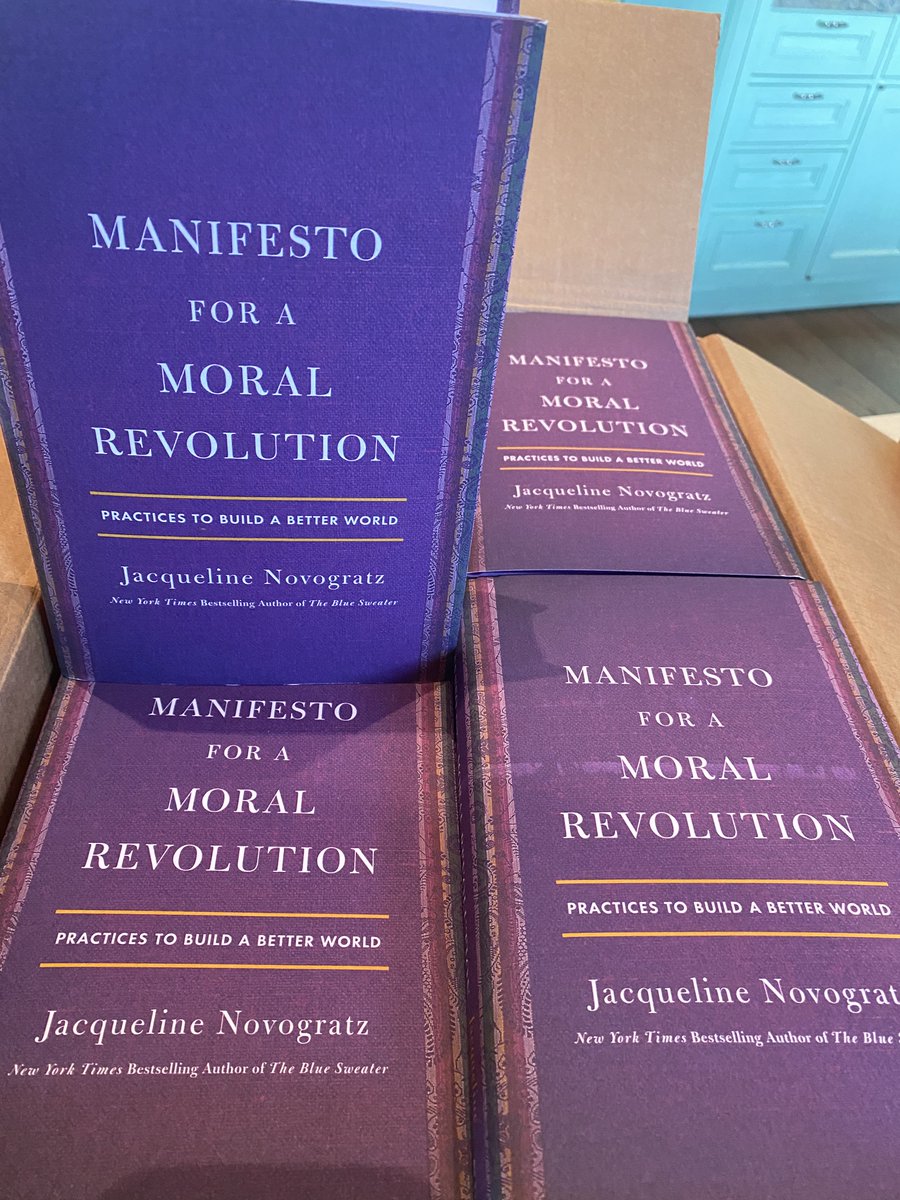 jnovogratz's tweet photo. Look what arrived at my house!  We're launching on May 5th! #moralrevolution https://t.co/w9rTotm5J1