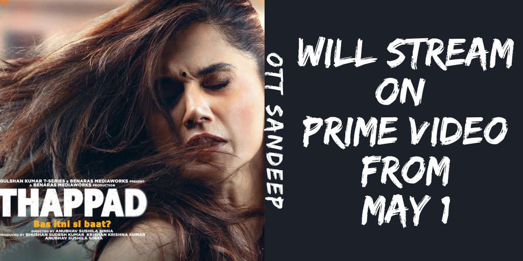 Hindi Movie Poster Thappad Fmovies Film Thecinebay Bollywood