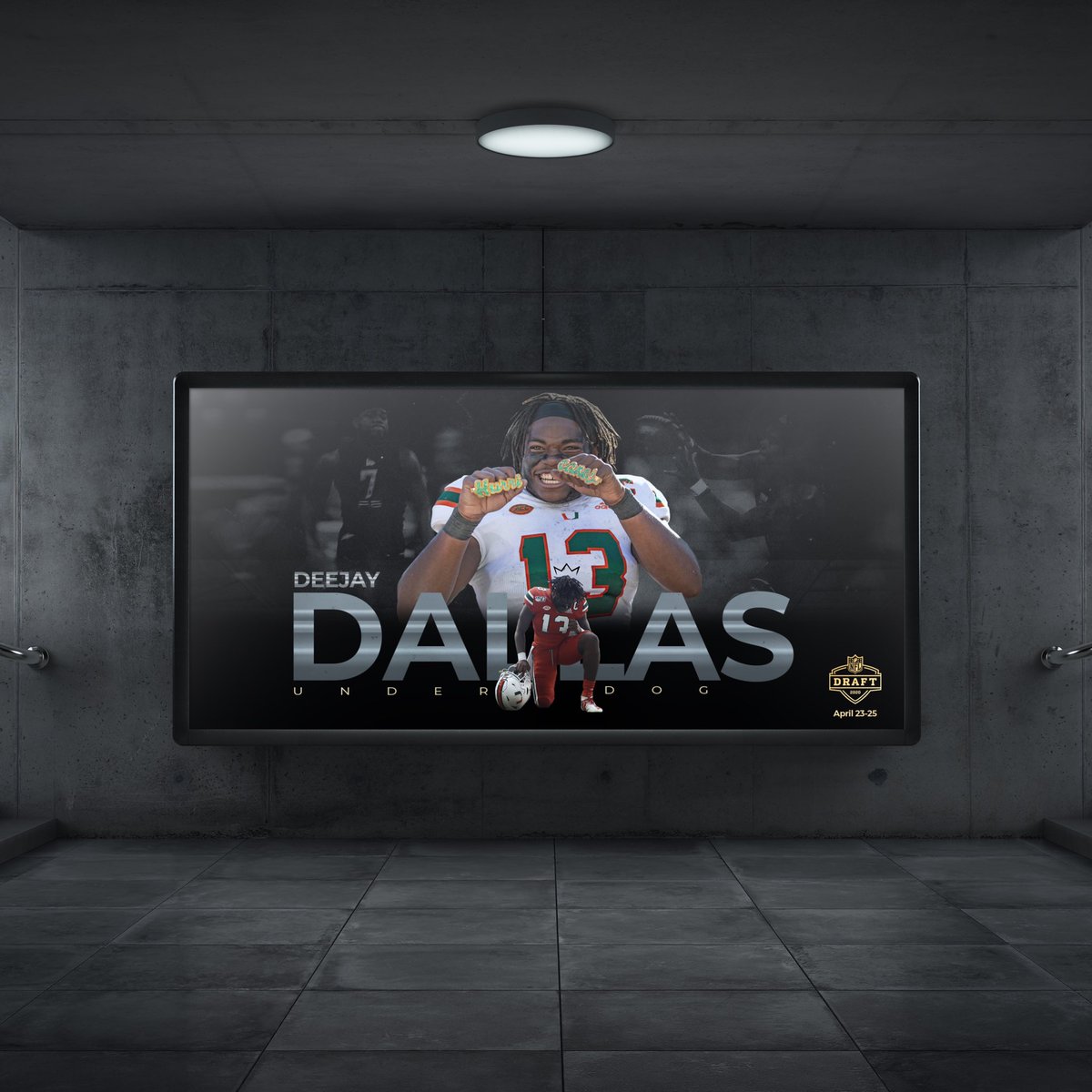 LgndarySports's tweet photo. What team do you see @DallasDeejay getting drafted by today 😈 Whoever gets him is getting one of the hardest working players we know #EveryDownBack #nfldraft2020 #BeLgndary https://t.co/4sQdkfeqHI