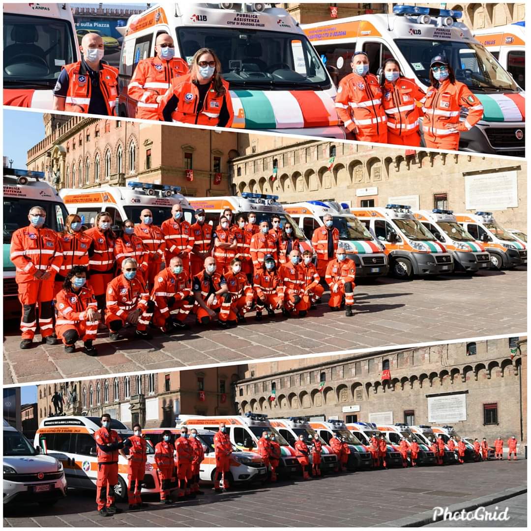 PacbOnlus's tweet photo. Per il 25 aprile e per tutte le feste nazionali le nostre #ambulanze indossano il #tricolore 🚑🇮🇹
Festeggiamo oggi la Liberazione dalla dittatura e onoriamo le persone con cui stiamo lottando per liberarci da questo virus!
#Bologna #anpas #festadellaliberazione https://t.co/npU7kFU6eR