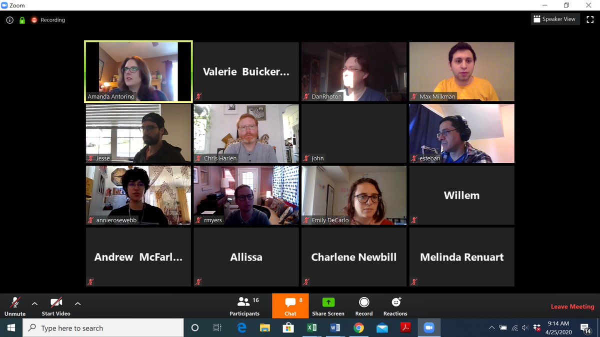 hopeworkscamden's tweet image. A great start to day of collaboration!  Thanks @AmandaAntorino @EPAMSYSTEMS for leading the team to hack a resource tool for victims of gun violence at the 2020 Virtual Hackathon with @PromptWorks @linode @CeaseFirePA Philadelphia Anti-Drug/Anti-Violence Network, Kingdomain.