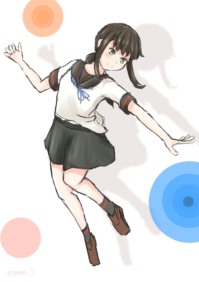 緊急回避!吹雪ちゃん!+10
#艦これ版深夜の真剣お絵描き60分一本勝負
#艦これ版真剣お絵描き60分一本勝負_20200425 