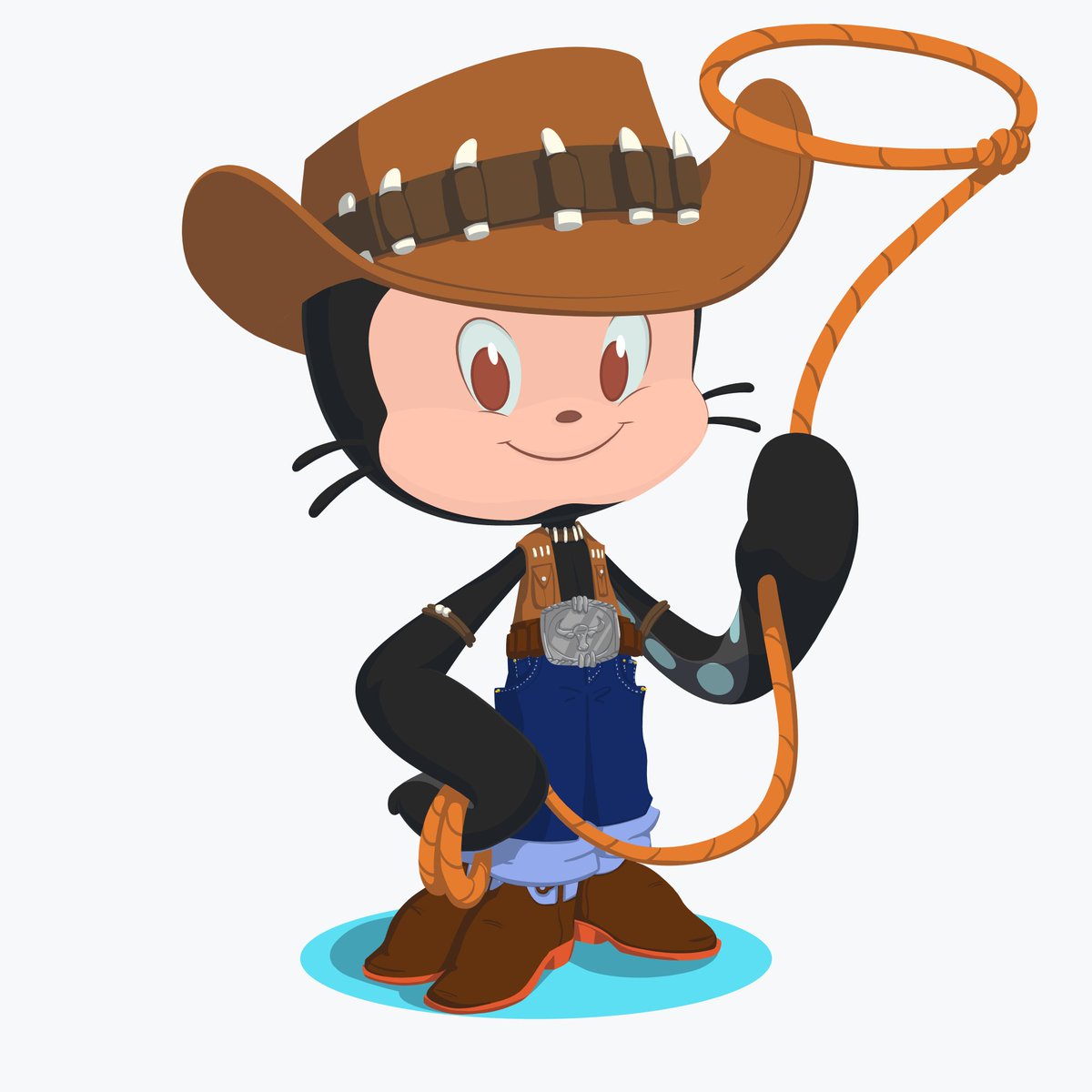 RonitBiswas20's tweet image. THE COWBOY 
#myoctocat #StudentHack8
@GitHubEducation