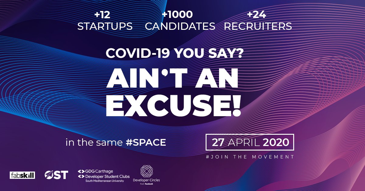 dsc_smu's tweet photo. Are you not caring about the Corona Virus just like us?
We took the challenge to gather more than 1000 people in the same place.
Make sure to be part of the event and join us tomorrow to know more!
https://t.co/f0byNnrvtw
#DSCSMU #DeveloperStudentClubs
#MENADD https://t.co/TgUfInJtxM