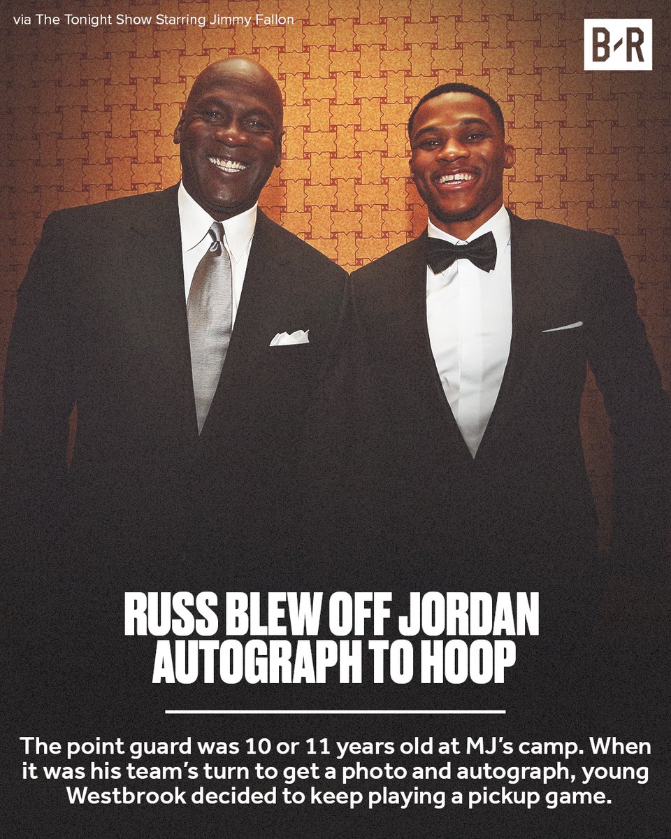 BleacherReport's tweet photo. This mentality is why MJ has always rocked with @russwest44 https://t.co/VU0j2Mjf0W