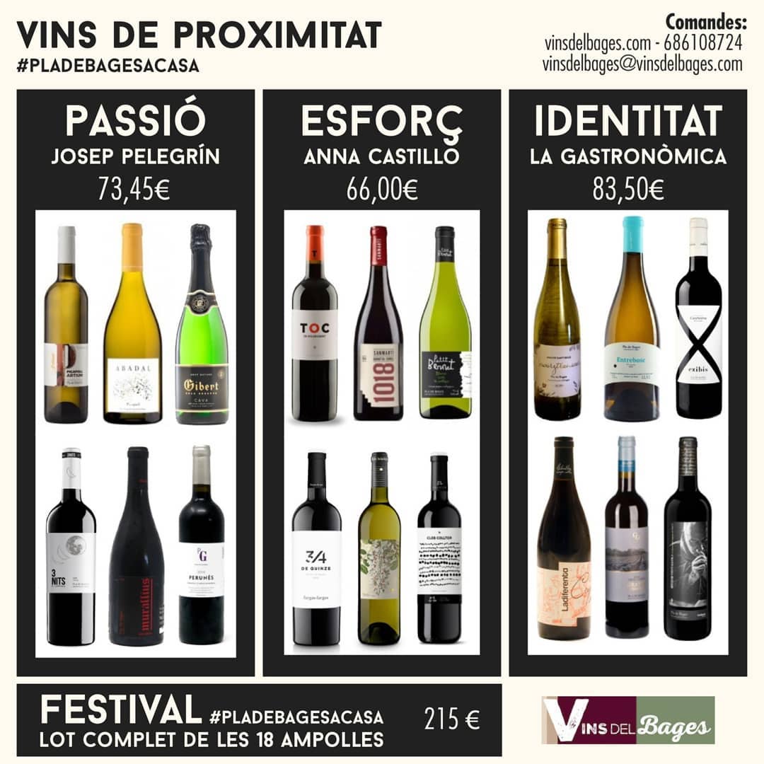 🍷🏠Gaudeix i descobreix els vins de proximitat a casa. 
Coneix els cellers de la DO Pla de Bages amb els tastos online al nostre perfil d'IG live.
🛒📲 Pots trobar els vins i el calendari de tastos a ves.cat/etyg
♥️🥂Disfruteu el #PladeBagesacasa #dopladebages