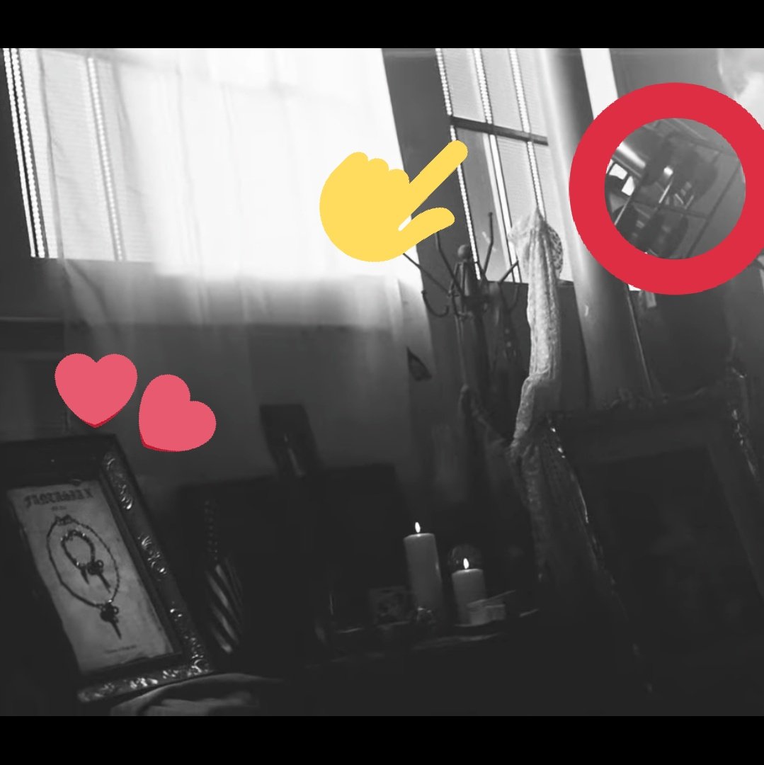 POINT 2: THE ROOMS EXIST IN/NEAR THE CENTRE OF THE HOURGLASS We know that there are 2 rooms. One is the 'storeroom' where JH takes the keys. We assume the lighters also came from the same room since their location is not specified. We also see KH get the MBKs from this room.