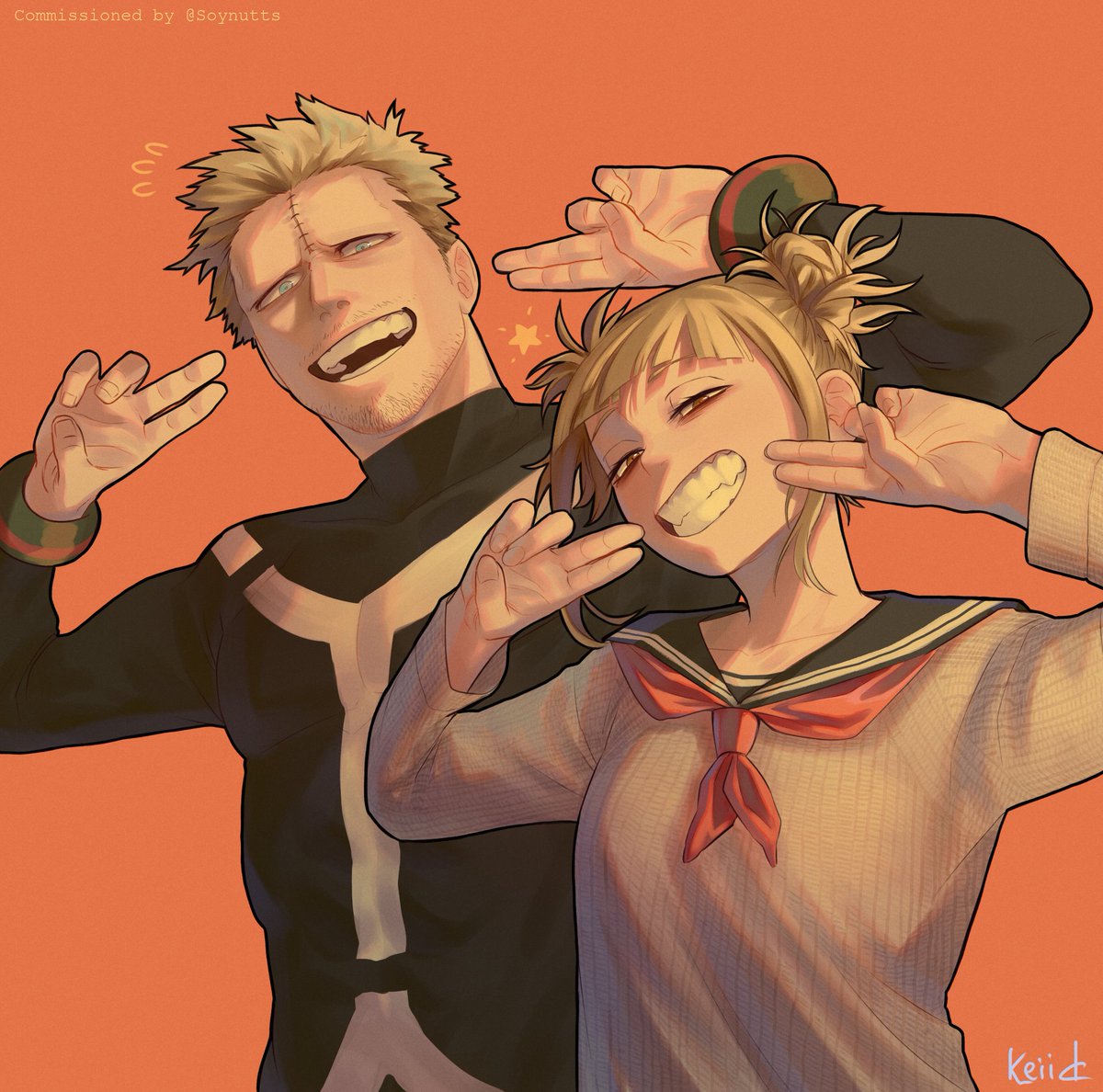 keiidakamya's tweet photo. Twice &amp; Toga :)

  Commissioned by @SoyNutts https://t.co/cywwQEOHV8
