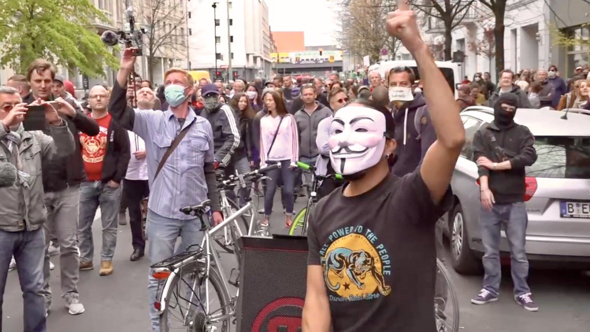 TBUNEWS's tweet photo. #EUNEWS “END THE LOCKDOWN!” Berlin Protests against Coronavirus protective measures - WATCH LIVE 👉🏻 https://t.co/lsgYV7U1MN

#EUProtests #protests #Covid19 @CDCgov #news #Europe #humanrights #freedom #WorldEconomy  @WHO #EuropeanUnion  #Germany #Germanyprotests #berlinprotests https://t.co/Wntv7ZOLRL