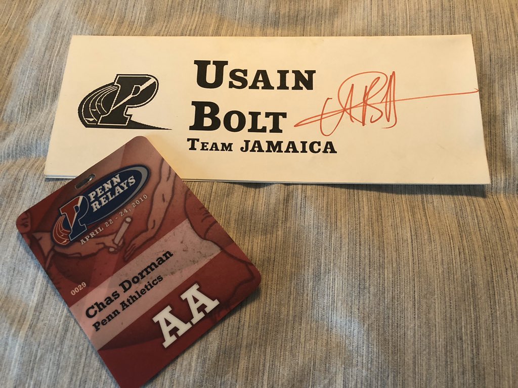 ChasDorman's tweet photo. Not Too Bad.
As #PennRelaysWeek comes to a close, I'm thankful for the opportunities and experiences this "little old track meet" has afforded me!
Wouldn't be where I am today without @pennrelays! https://t.co/YYffu6mw1D