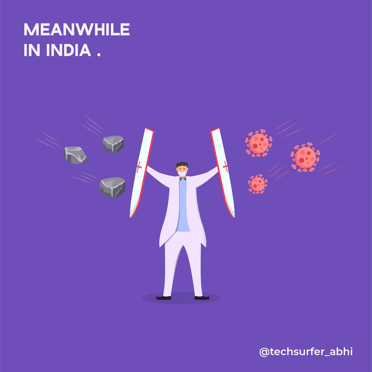 designerabhii's tweet image. Doctor&apos;s Condition In India.
Illustration by me @techsurfer_abhi
.
@ABPNews @ZeeNews
.
#cornavirusoutbreak
#doctorinindia #CoronaUpdatesInIndia #illustration #art #ArtistOnTwitter #characterdesign #Doctors #StayHome #StayHomeStaySafe